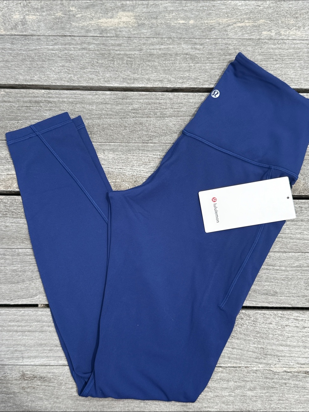 Lululemon Align High-Rise Pant 28" Pockets  Clubhouse Blue Size 8 NWT